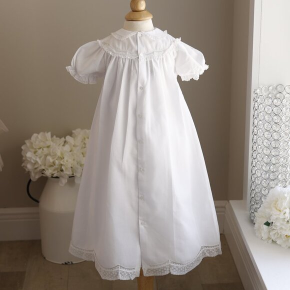 RARE Style Baby Girl's White Heirloom Gown Feltman Brothers Size 6/9 Months NWT - Picture 5 of 10